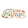 Set de trenulete din 90 de piese