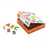 Set de litere si numere magnetice (77 piese)