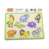 Puzzle cu maner - Animale salbatice, Viga
