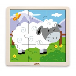 Puzzle din 9 piese mari -...