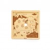 Puzzle din 9 piese mari - oaie, Viga