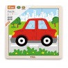 Puzzle din 9 piese mari - masina, Viga