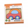 Puzzle din lemn - masina