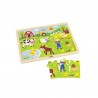 Puzzle animale de la ferma
