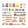 Set de trenulete din 90 de piese