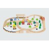 Set de trenulete din 90 de piese