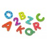Set de litere si numere magnetice (77 piese)