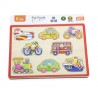 Puzzle cu manere - mijloace de transport