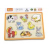 Puzzle cu manere - animale