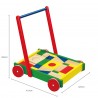 Cadru pentru mers multifunctional Viga cu cuburi