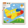 Puzzle din 9 piese mari - avion