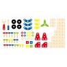Set de constructie cu 68 de piese