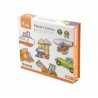 Set vehicule magnetice din lemn