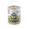 Cuburi de construit din lemn, colorate, 2.5 cm, 100 buc