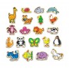 Set animale din lemn magnetice