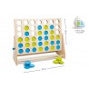 Joc gigant 4 pe un rand, BS Toys