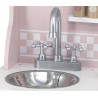 Bucatarie roz din lemn cu accesorii, PolarB, Viga