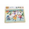 Puzzle anotimpuri, Iarna, 24 piese Viga