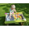 Masa de picnic senzoriala cu loc pentru nisip si apa T1, Wendi Toys