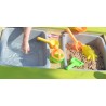 Masa de picnic senzoriala T2 Deluxe cu bancute si loc pentru nisip si apa, Wendi Toys