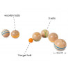 Joc Petanque cu bile din lemn, BS Toys