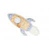 Lampa LITTLE LIGHTS Racheta, Grey Wood