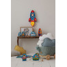 Lampa LITTLE LIGHTS Racheta, Navy Red