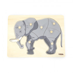 Puzzle Montessori, Elefant,...