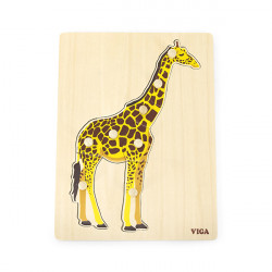 Puzzle Montessori, Girafa,...