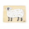 Puzzle Montessori, Oaie, Viga