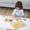 Puzzle Montessori, Cocos, Viga