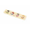 Puzzle Montessori cu maner, Culoarea pielii, Viga