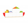Set table de scris magnetice - Vapor cu animale, Viga