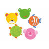 Set 5 frisbee-uri Animal Disc, BS Toys