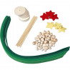 Set de creatie Brad din pasla, 6 buc, Haba