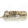 Expres cu vagon pe sine - puzzle mecanic 3D, Wooden.City