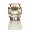 Expres cu vagon pe sine - puzzle mecanic 3D, Wooden.City