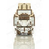 Expres cu vagon pe sine - puzzle mecanic 3D, Wooden.City