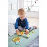 Puzzle din lemn in straturi - Distractie la ferma, Haba