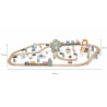 Set de trenulete din 90 de piese, PolarB Viga