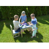 Set masa si scaune de gradina pentru copii (T4), Wendi Toys