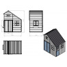 Casuta de gradina Mansion (M33), Wendi Toys