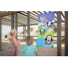 Hraneste pinguinii, joc de aruncare la tinta, BS Toys