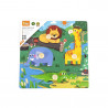 Puzzle cu manere - Animale salbatice in habitat, Viga