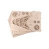 Puzzle 3D Moara - kit model mecanic