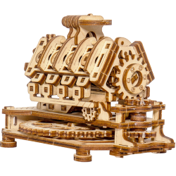 Motor V8 puzzle 3D mecanic