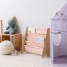 Raft organizator de carti pentru copii, material reciclat Clay, 3 Sprouts