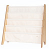 Raft organizator de carti pentru copii, material reciclat Cream, 3 Sprouts