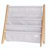Raft organizator de carti pentru copii, material reciclat Gri, 3 Sprouts