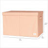 Cufar pliabil pentru camera copiilor, material reciclat Clay, 3 Sprouts